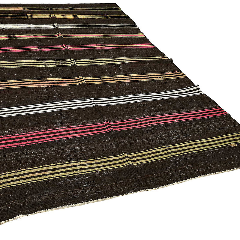 Vintage Anatolian Kilim Rug - 6' 7" x 10' 4" (79" x 124") - K0093674