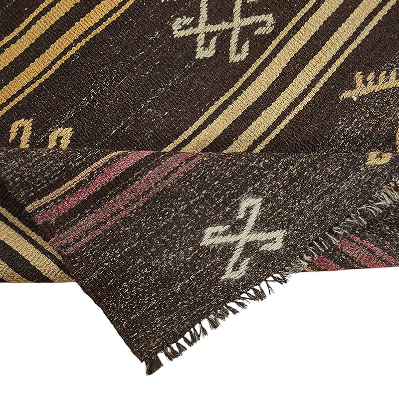 Vintage Anatolian Kilim Rug - 6'  x 10'  (72" x 120") - K0093676