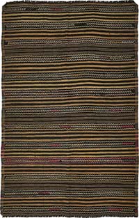 Vintage Anatolian Kilim Rug - 5' 6" x 8' 8" (66" x 104")