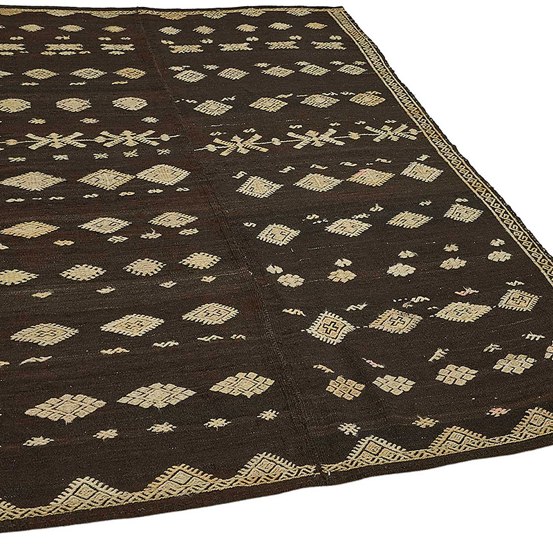 Vintage Anatolian Kilim Rug - 5' 11" x 7' 7" (71" x 91") - K0093679