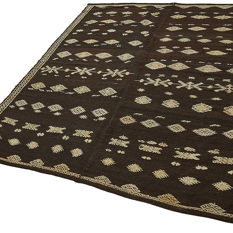Vintage Anatolian Kilim Rug - 5' 11" x 7' 7" (71" x 91") - K0093679