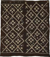 Vintage Anatolian Kilim Rug - 6' 1" x 6' 8" (73" x 80")