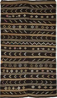 Vintage Anatolian Kilim Rug - 6' 4" x 10' 11" (76" x 131")