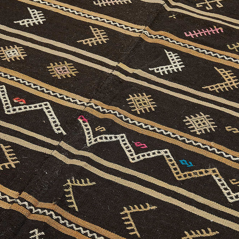 Vintage Anatolian Kilim Rug - 6' 4" x 10' 11" (76" x 131") - K0093683