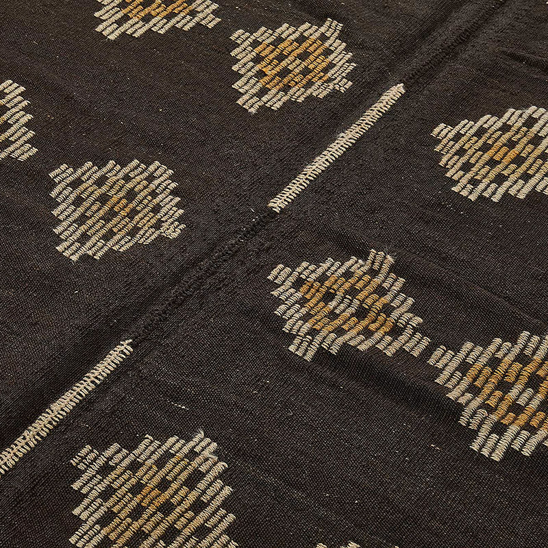 Vintage Anatolian Kilim Rug - 7' 7" x 9' 7" (91" x 115") - K0093684