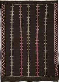 Vintage Anatolian Kilim Rug - 6' 2" x 8' 7" (74" x 103")