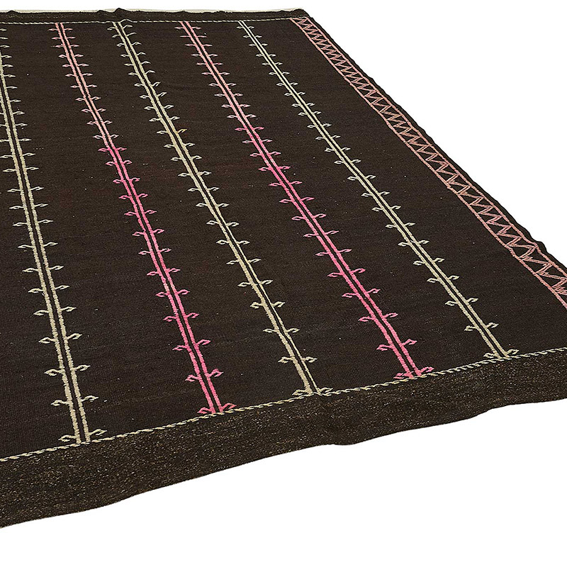 Vintage Anatolian Kilim Rug - 6' 2" x 8' 7" (74" x 103") - K0093689