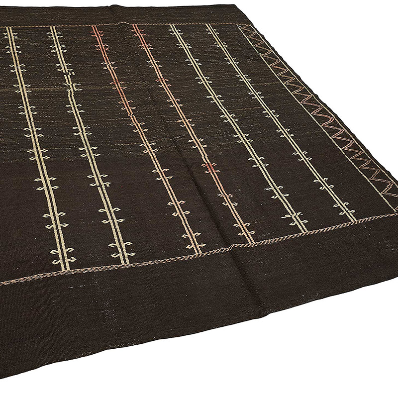 Vintage Anatolian Kilim Rug - 7'  x 8' 8" (84" x 104") - K0093692