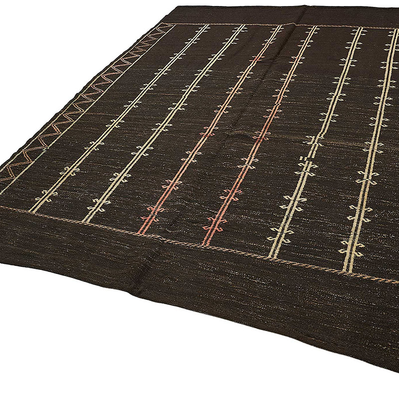 Vintage Anatolian Kilim Rug - 7'  x 8' 8" (84" x 104") - K0093692