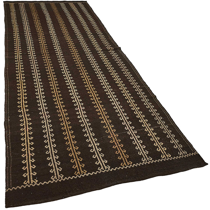 Vintage Anatolian Kilim Rug - 4' 2" x 11' 3" (50" x 135") - K0093693