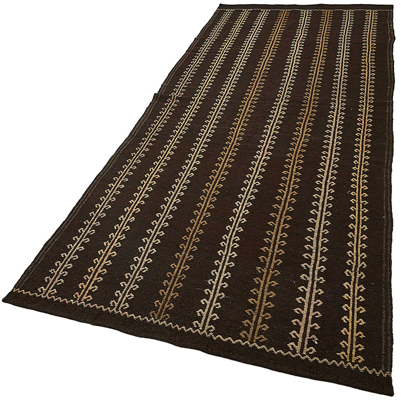 Vintage Anatolian Kilim Rug - 4' 2" x 11' 3" (50" x 135") - K0093693