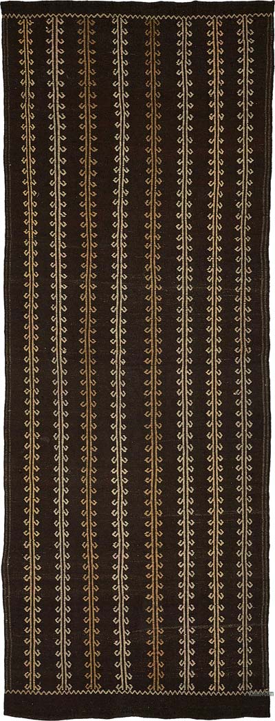 Vintage Anatolian Kilim Rug - 4' 2" x 11' 3" (50" x 135")
