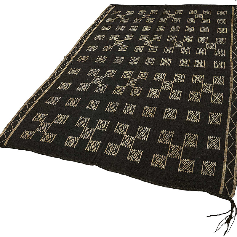 Vintage Anatolian Kilim Rug - 5' 7" x 8' 6" (67" x 102") - K0093695