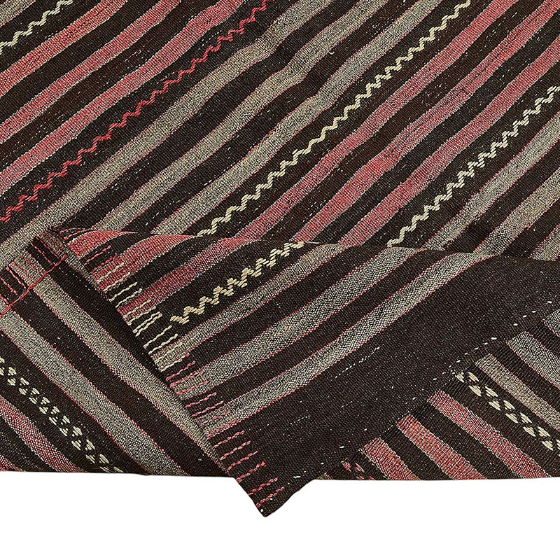 Vintage Anatolian Kilim Rug - 5' 10" x 10' 8" (70" x 128") - K0093699