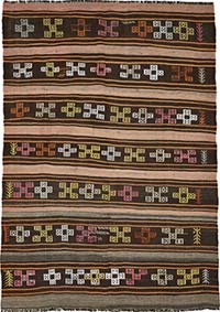 Vintage Anadolu Kilim - 186 cm x 263 cm