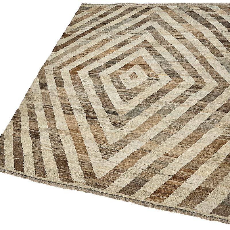 New Hand-Woven Kilim Rug - K0093703