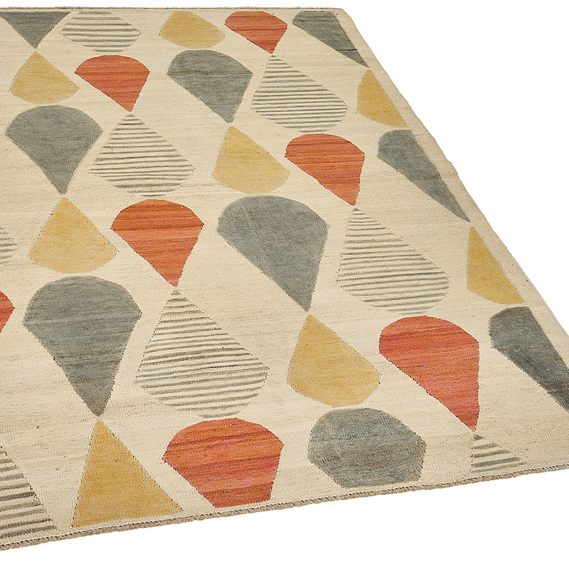 New Hand-Woven Kilim Rug - K0093705