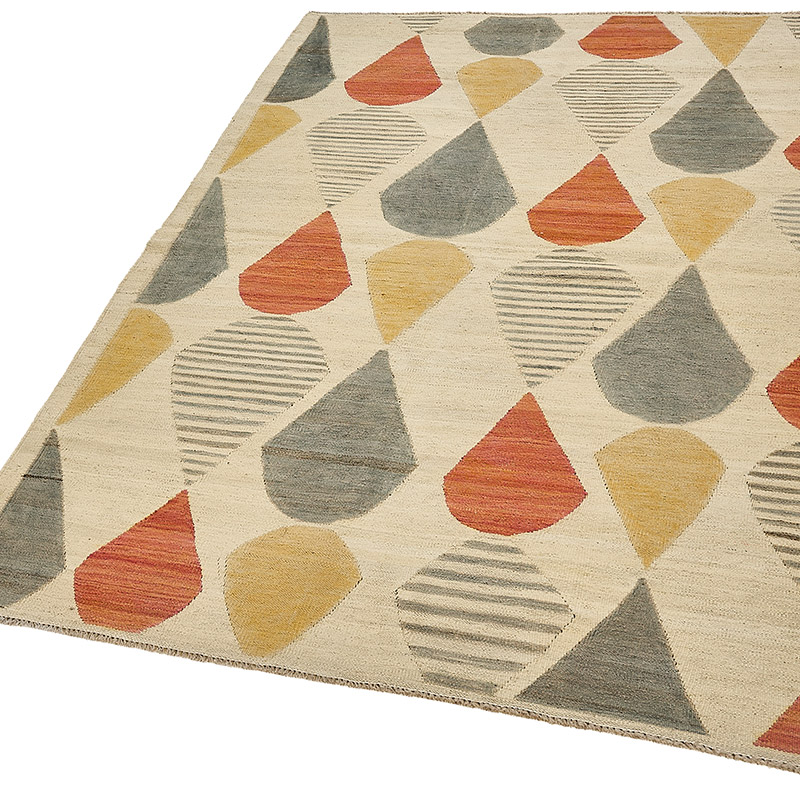 New Hand-Woven Kilim Rug - K0093705