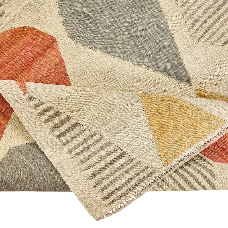 New Hand-Woven Kilim Rug - K0093705