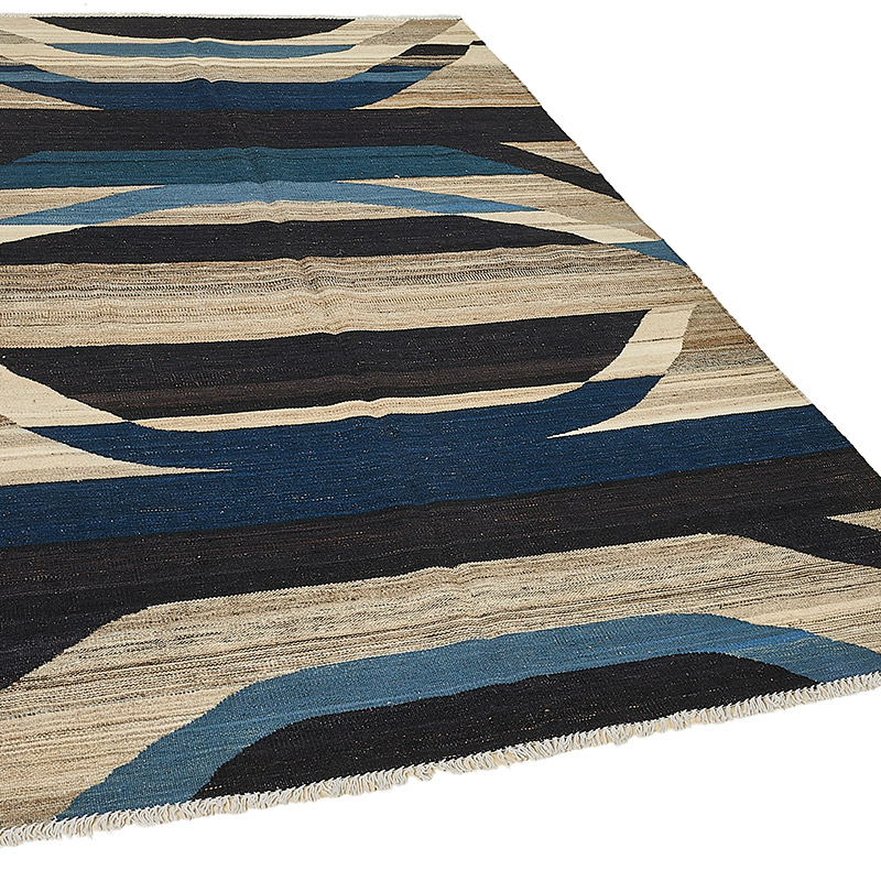 New Hand-Woven Kilim Rug - K0093712