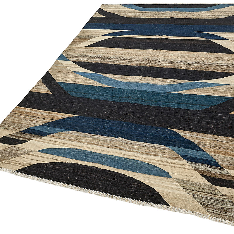 New Hand-Woven Kilim Rug - K0093712