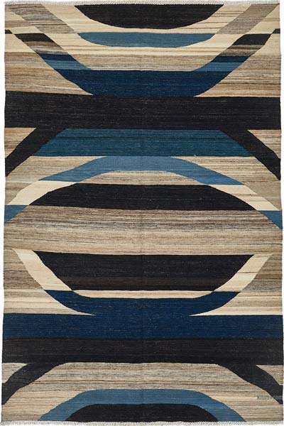 New Hand-Woven Kilim Rug