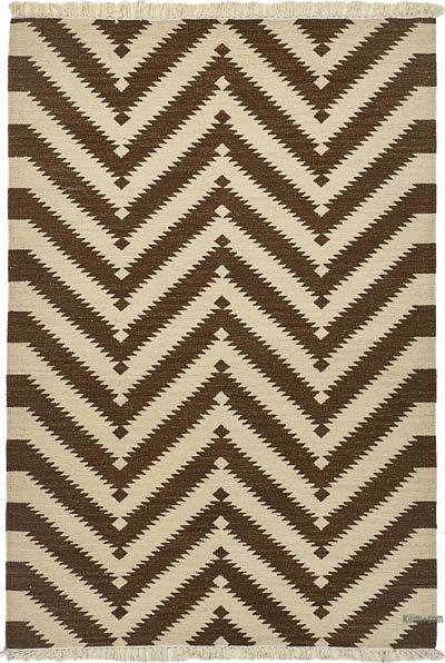 New Hand-Woven Kilim Rug