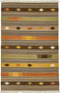 New Hand-Woven Kilim Rug