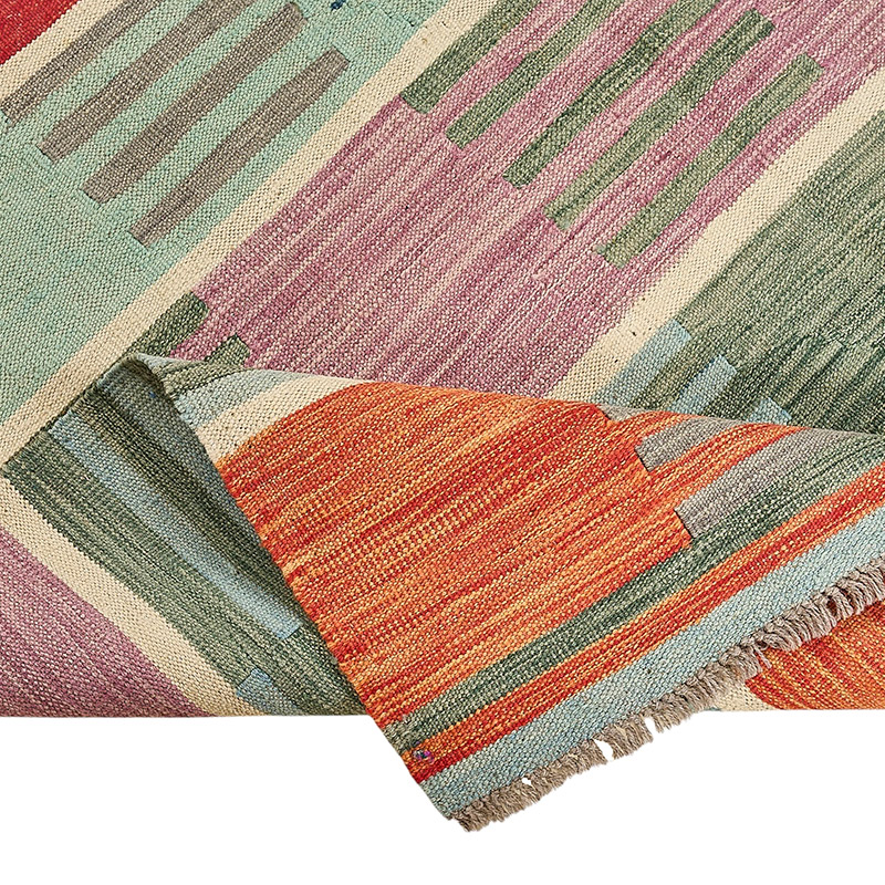 New Hand-Woven Kilim Rug - K0093716