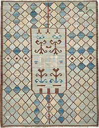 New Hand-Woven Kilim Rug