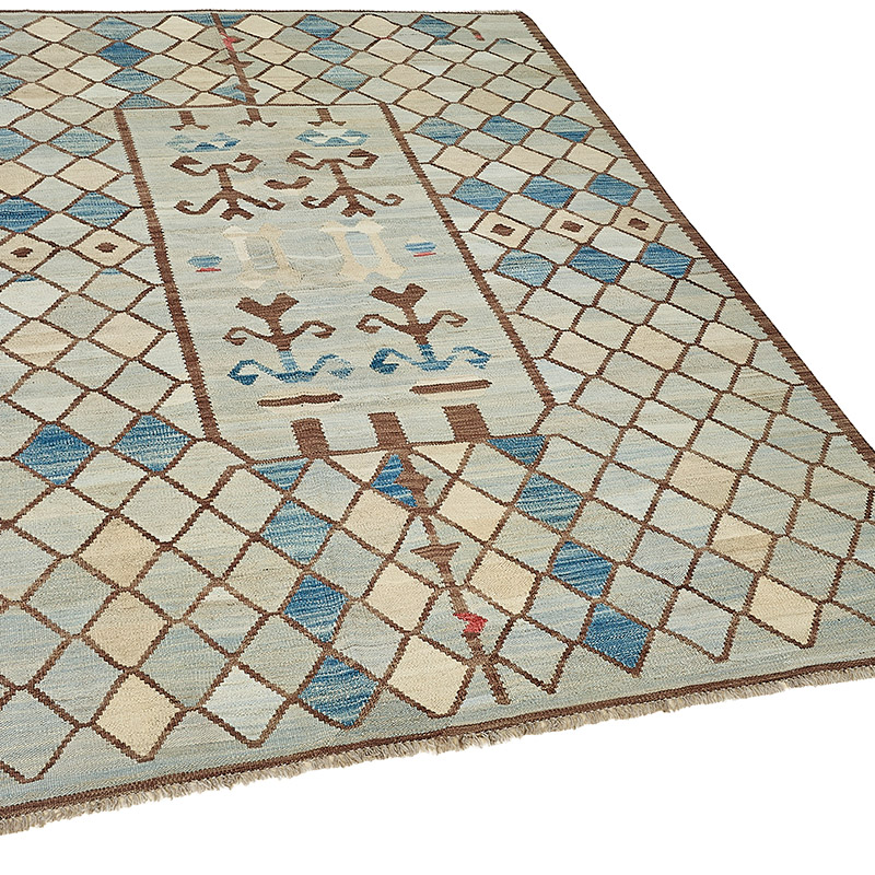 New Hand-Woven Kilim Rug - K0093718