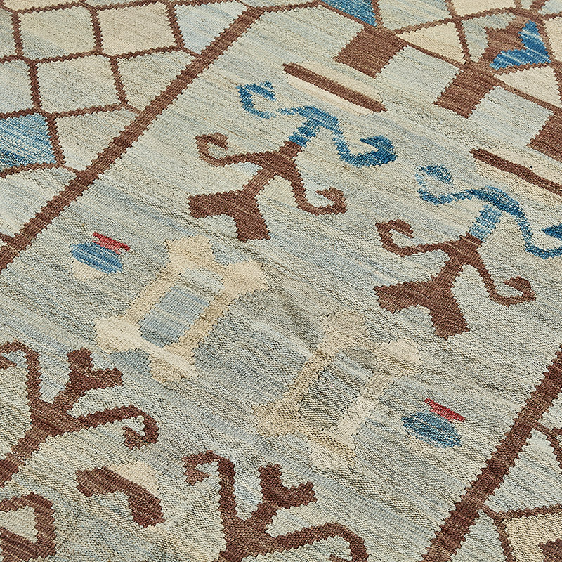 New Hand-Woven Kilim Rug - K0093718