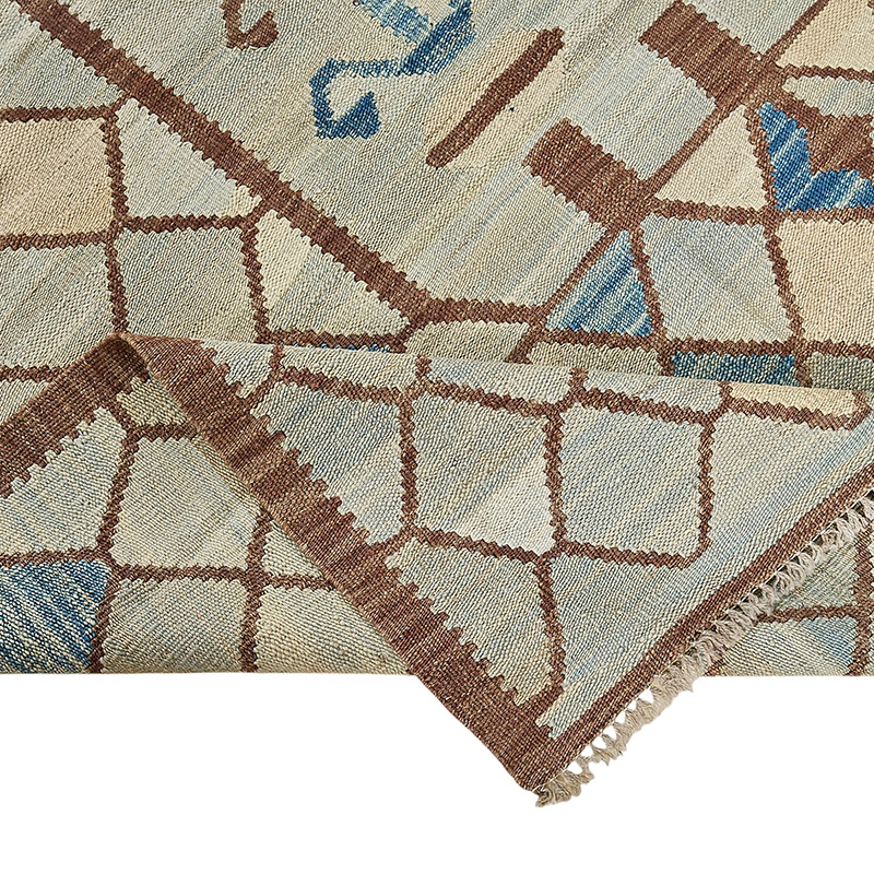New Hand-Woven Kilim Rug - K0093718