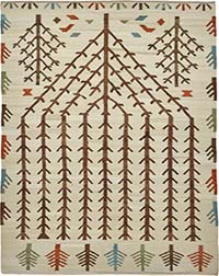 New Hand-Woven Kilim Rug