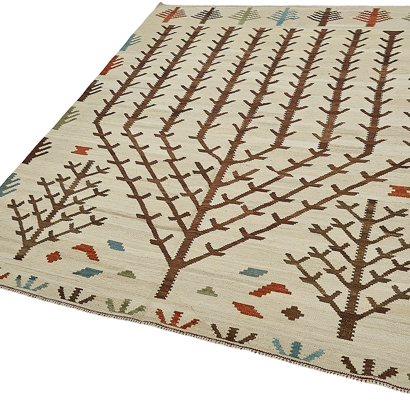 New Hand-Woven Kilim Rug - K0093719