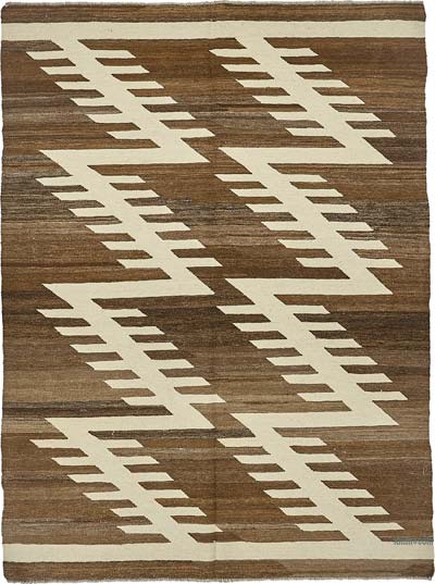 New Hand-Woven Kilim Rug