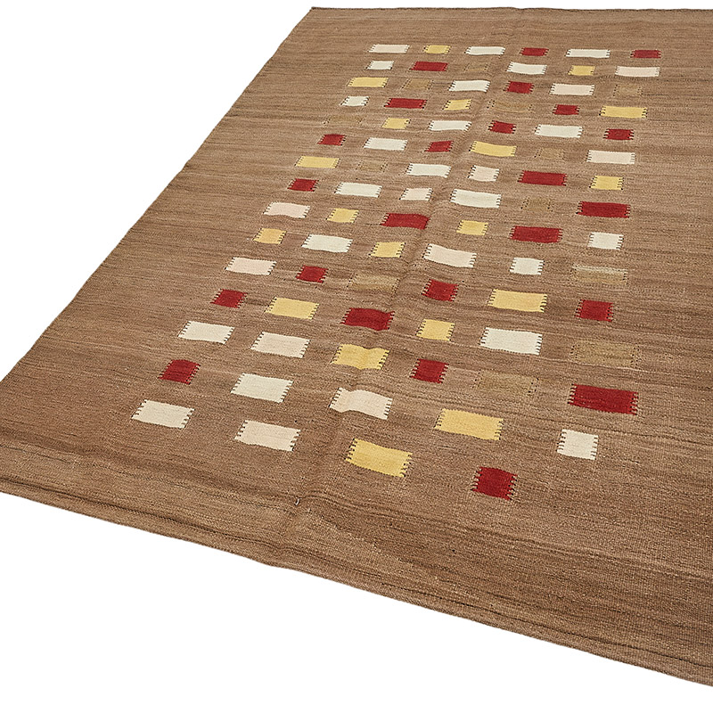 New Hand-Woven Kilim Rug - K0093724