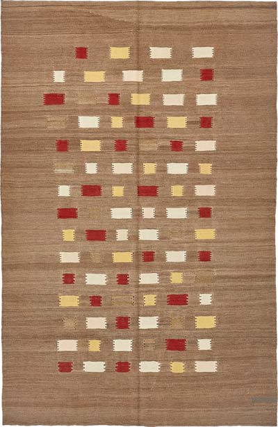 New Hand-Woven Kilim Rug