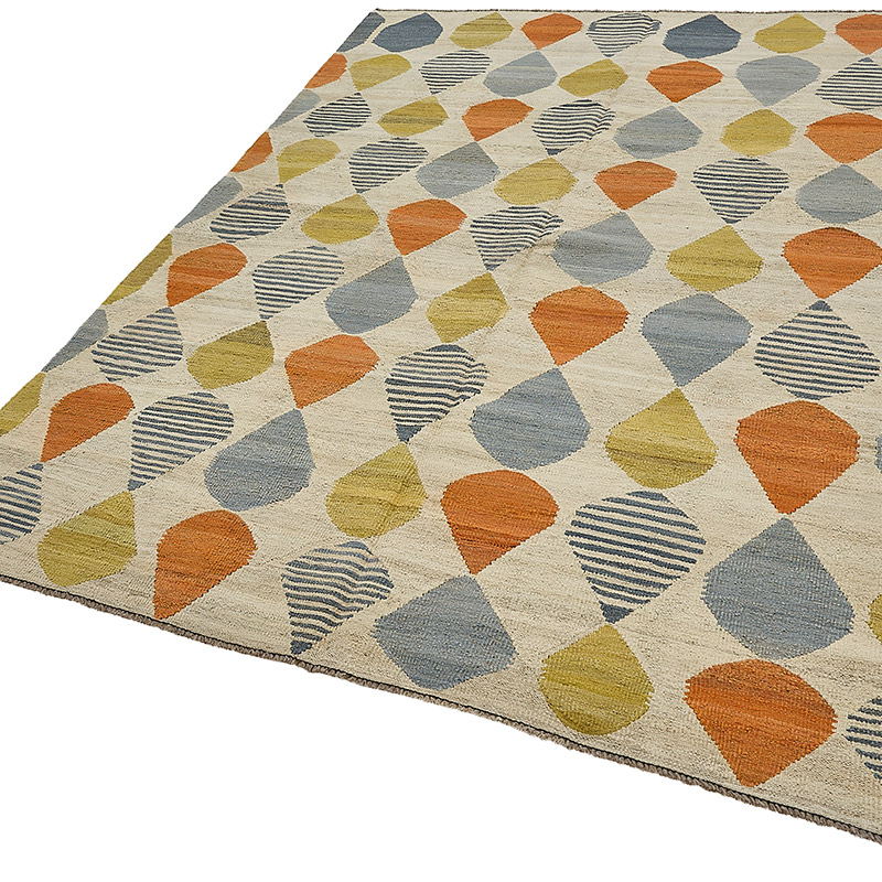 New Hand-Woven Kilim Rug - K0093725