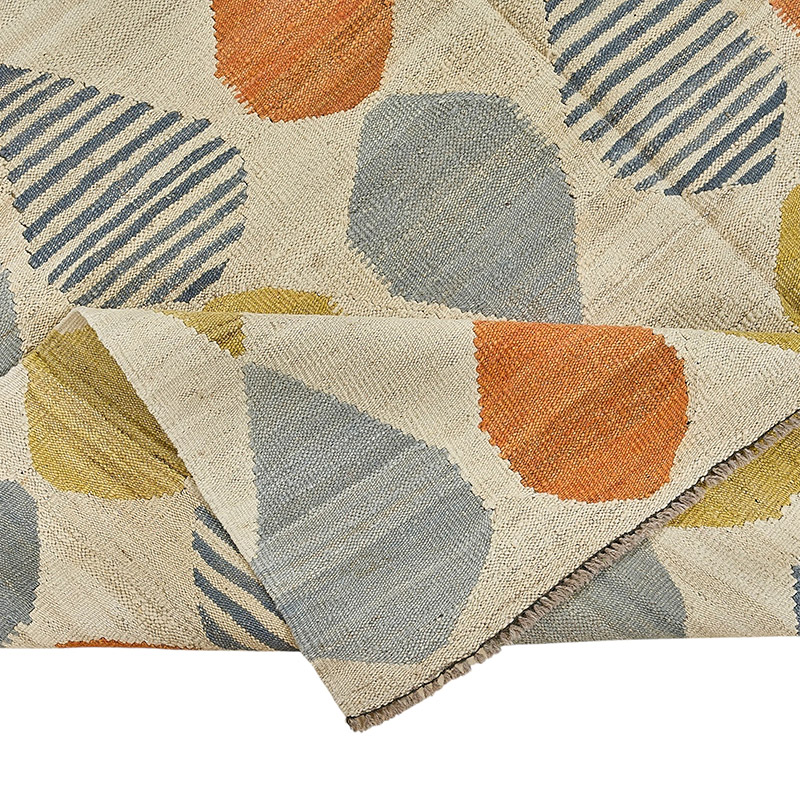 New Hand-Woven Kilim Rug - K0093725