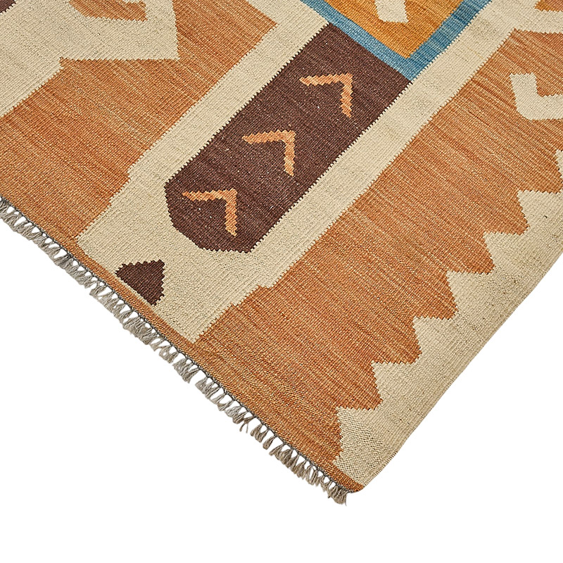 New Hand-Woven Kilim Rug - K0093727