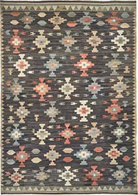 New Hand-Woven Kilim Rug