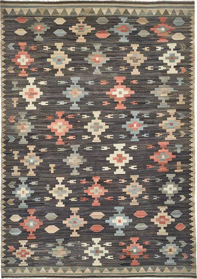 New Hand-Woven Kilim Rug