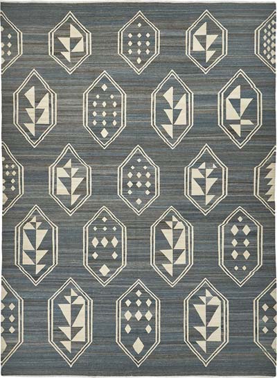 New Hand-Woven Kilim Rug