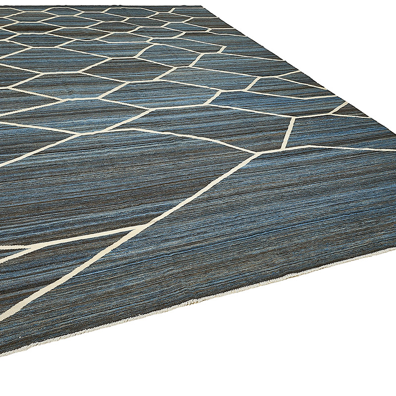 New Hand-Woven Kilim Rug - K0093730