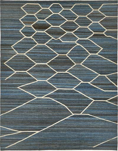 New Hand-Woven Kilim Rug