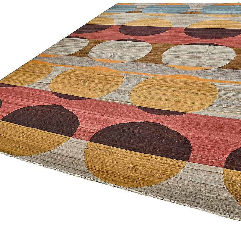New Hand-Woven Kilim Rug - K0093732