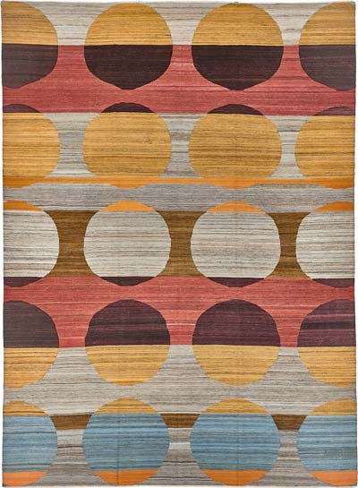 New Hand-Woven Kilim Rug