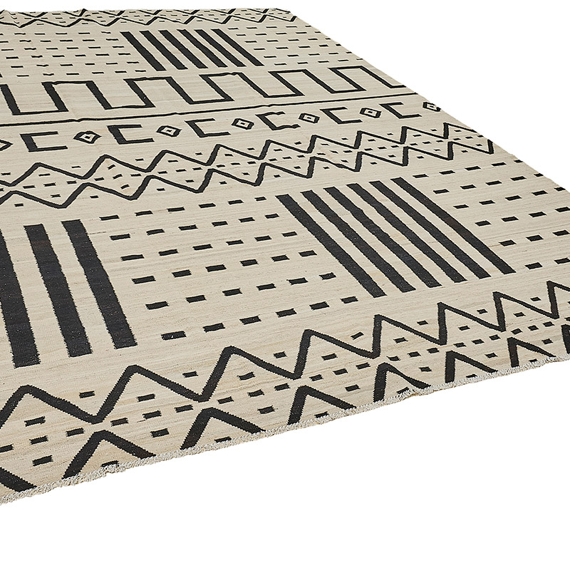 New Hand-Woven Kilim Rug - K0093733