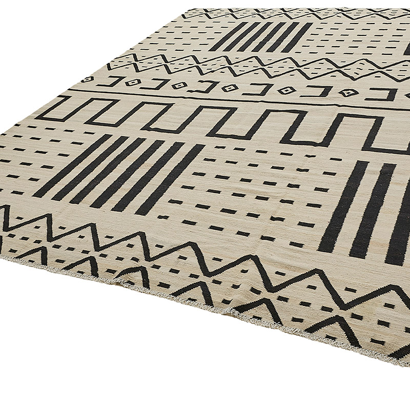 New Hand-Woven Kilim Rug - K0093733